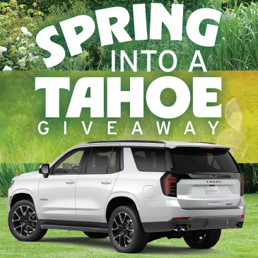 Spring into a Tahoe Giveaway