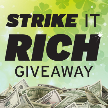 Strike it Rich Progressive Money Giveaway