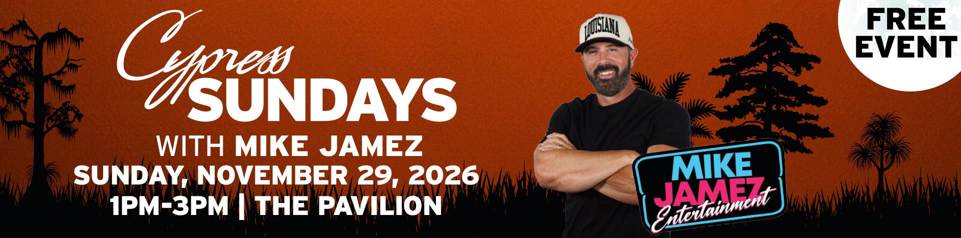 Entertainment - Pavilion - Cypress Sundays November 2026