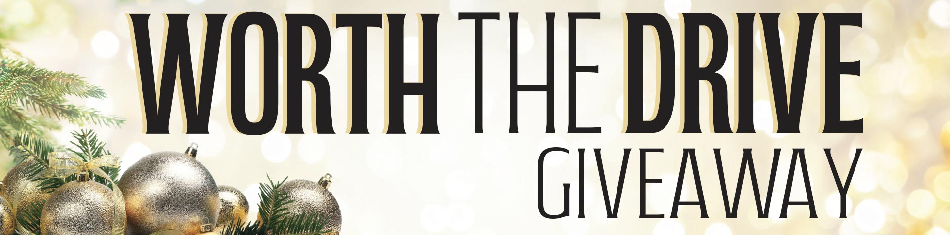 Promotion Worth the Drive Giveaway – December 2025